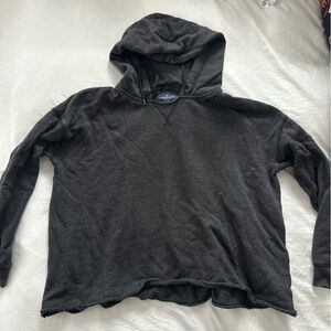 Charcoal Black Hooded Sweatshirt